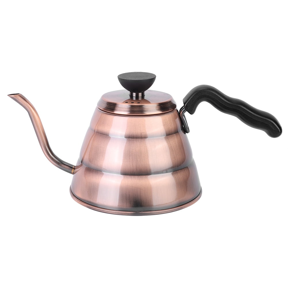 Ccdes Coffee Pot,1000ml Stainless Steel Coffee Pot Long Spout Drip