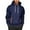 Navy, variant on Mens Fashion Athletic Hoodies Sport Sweatshirt Solid Color Fleece Pullover Black S