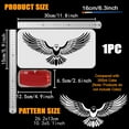 thumbnail image 2 of Flying Eagles Stencil with Brush 11.7x8.3Inch Eagle with Spreading Wings Painting Stencil Reusable Animal Themes Decoration Template for Painting on Wood Wall Floor Furniture Colorful, 2 of 7