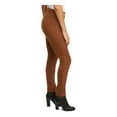 thumbnail image 3 of CALVIN KLEIN Womens Brown Stretch Skinny Pants S, 3 of 5