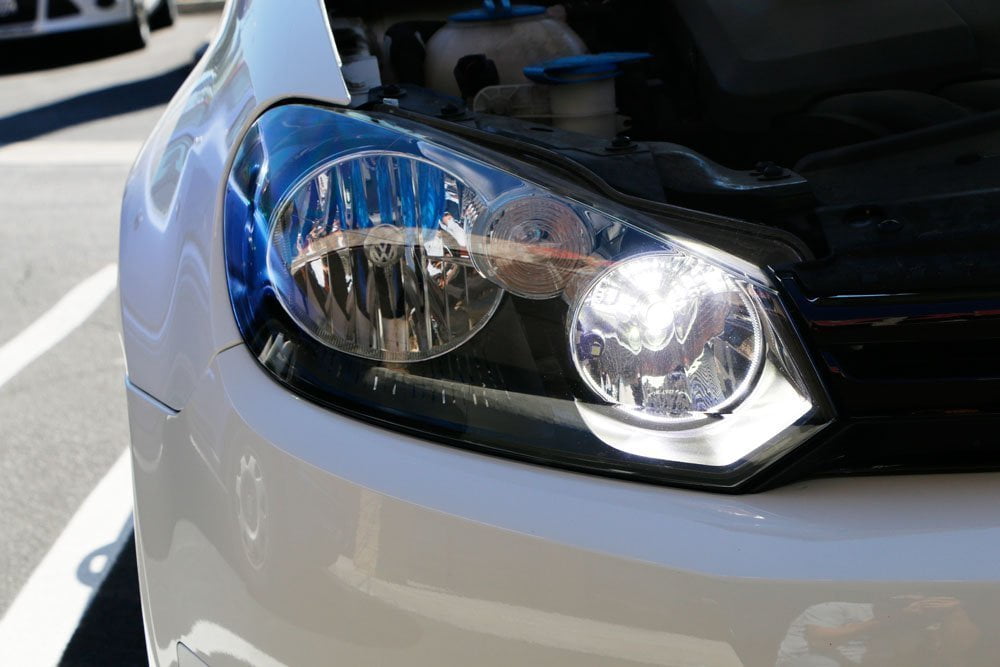Mercedes CLA A Class H15 Xenon White Cree LED Daytime Running Light Bulbs 80W