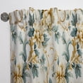 thumbnail image 6 of Designart "Framed Vintage Elegance IV" Damask Room Darkening Curtain Single Panel, 6 of 6