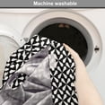thumbnail image 2 of Abstract Dog Crate Cover, Monochrome Geometric Repetitive Simplistic 70's Retro Illustration, Easy to Use Pet Kennel Cover Small Dogs Puppies Kittens, 7 Sizes, Eggshell and Dark Brown, by Ambesonne, 2 of 6