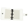thumbnail image 2 of CIMAXIC Durable PVC and Paper Note Pad with Three Holes Coil Binding for Home Use Black,4.13"X3.54"X0.98", 2 of 5