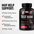 Force Factor Test X180 Testosterone Booster, Enhances Performance ...