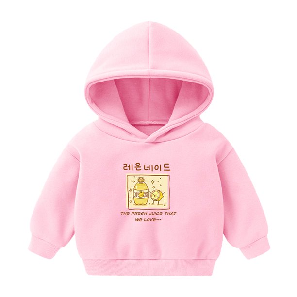 Gibobby Sudadera con capucha de algodónTops niños infantil de dibujos animados pulóver con capucha sudadera niño niñas bebé niñas Tops(Rosa, 5-6 Años)
