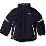 London Fog Boys 4-7 Chest Stripe Jacket with Hat