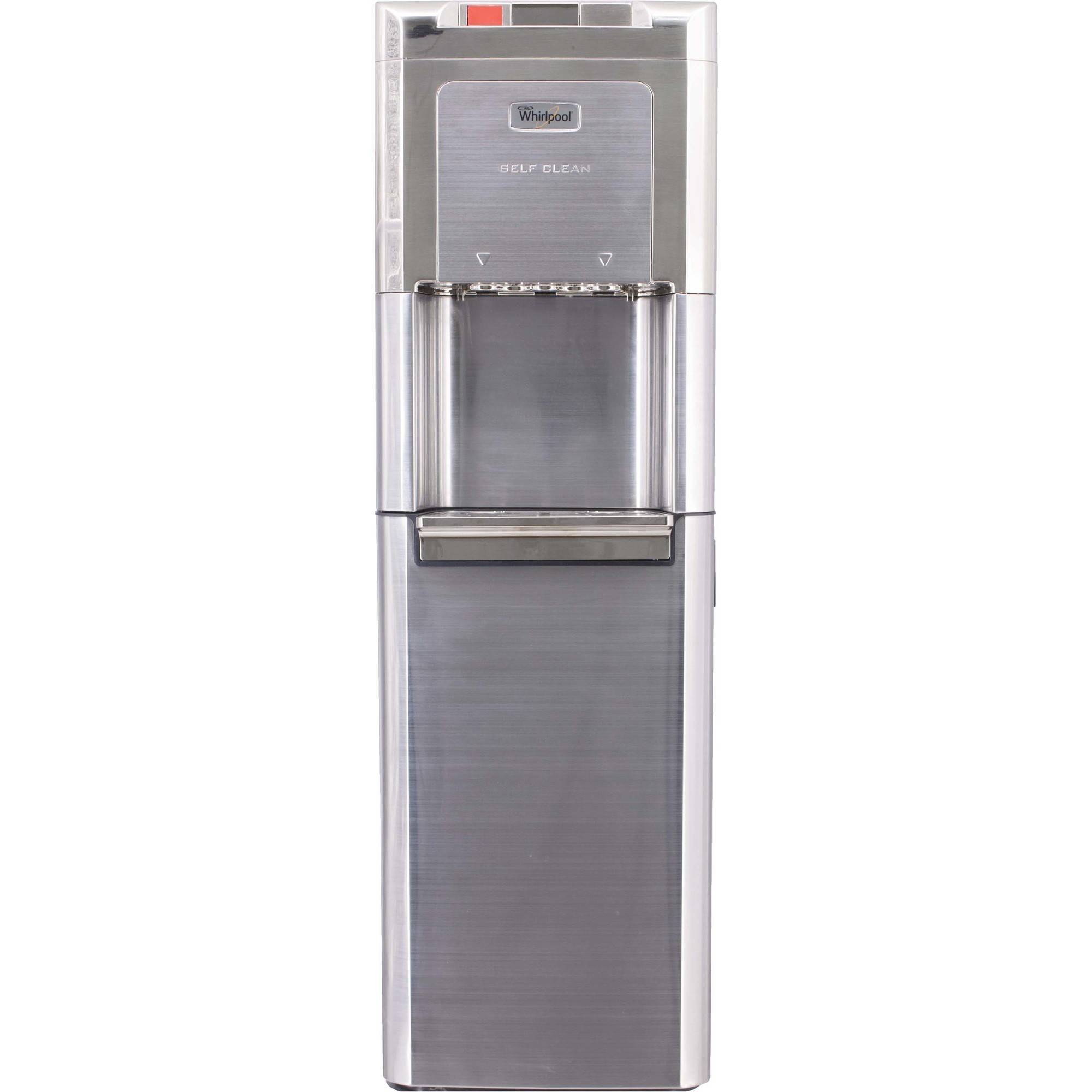 Whirlpool All Stainless Steel and Nickel Self Cleaning Bottom-Load Water Dispenser Water Cooler – 556553977