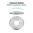 thumbnail image 4 of 304 Stainless Steel Flat Washers M8x22mm Belleville Spring Disc Washer Conical Knurled Metric Gasket 50 Pack, 4 of 6