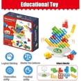 thumbnail image 2 of 64pcs Tetra Tower Balance Stacking Blocks Game, Board Games For 2 Players + Family Games n, 2 of 5