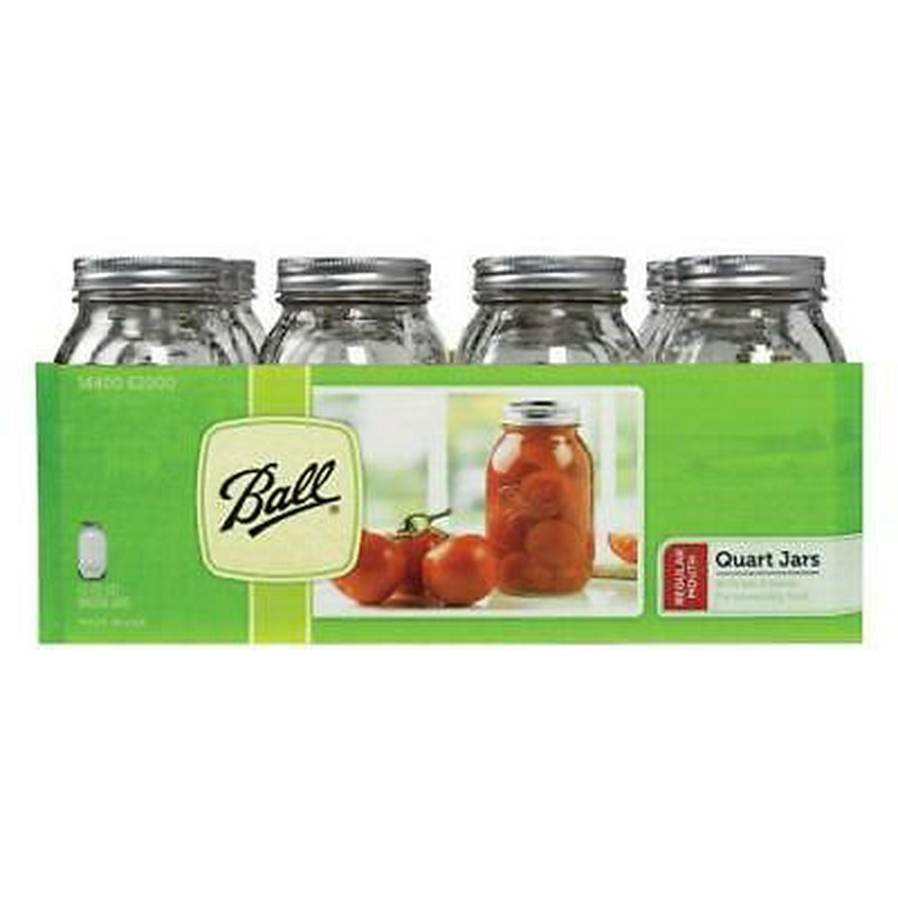 Ball Regular Mouth Canning Jar 1 qt. 12 pk