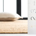 thumbnail image 4 of SAFAVIEH Natural Fiber Conchur Solid Area Rug, Natural, 6' x 9', 4 of 10