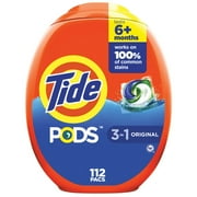 Tide PODS Coldwater Clean Original HE Laundry Detergent Pacs 112 ct