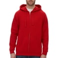 thumbnail image 1 of M&O 3331 Unisex Zipper Fleece Hoodie, 1 of 2
