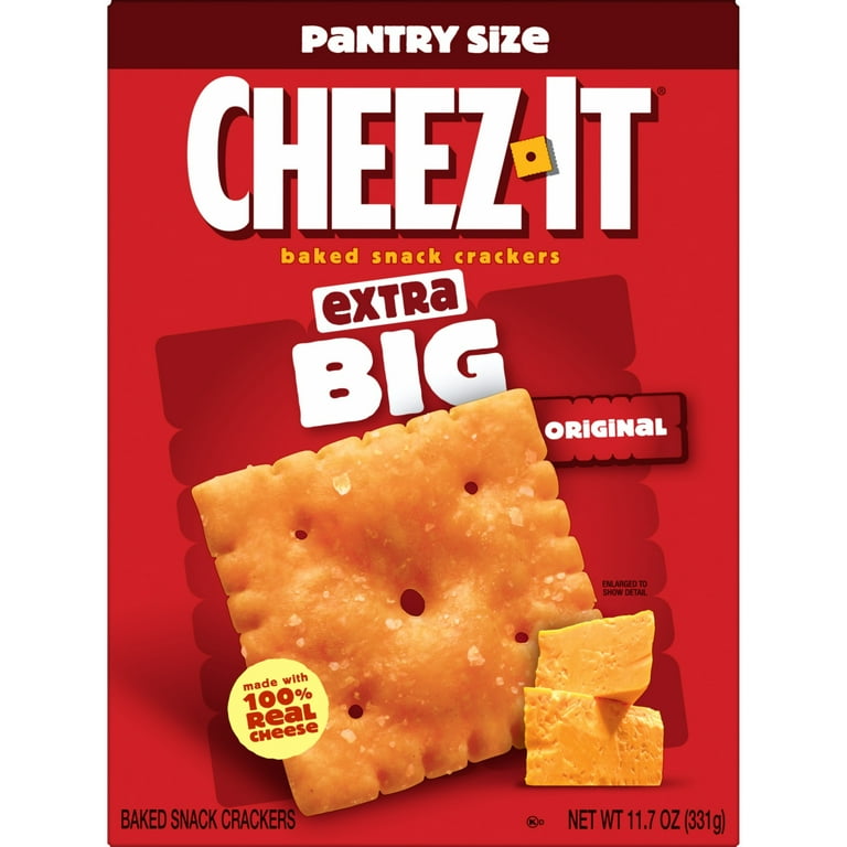 ピーナッツページです✨ Cheez-It Extra Crunchy Cheese Crackers Bold Cheddar Baked