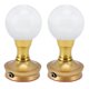 thumbnail image 4 of Luz budista 2 juegos de lámpara de bola de cristal 3 ajustes de color antideslizante elegante para decoración del hogar para iluminación frontal de Buda, 4 of 8