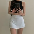 thumbnail image 4 of Tennis Skirt Women High Waist Sexy Girl Tight Bag Hip Short Skirt Summer Sports Culottes split A-line Mini skirt Y2K, 4 of 10