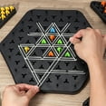 Funny Chain Triangle Game Interactive Peg Game Triangle Board Game For