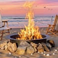 thumbnail image 2 of GloryStar Smokeless Fire Pit Ring for Backyard and Camping, Heavy-Duty Rust-Resistant Steel Design with Ventilation Holes, Simple Tool-Free DIY Assembly for Use Above Ground or Set In-Ground, 2 of 9