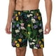 thumbnail image 1 of Balery Chamomile Bañador para hombre, shorts de playa de secado rápido con entrepierna y forro de compresión-Small, 1 of 6