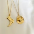 thumbnail image 2 of Cowboy Boot Cowboy Hat Charm Necklace, 2 of 2