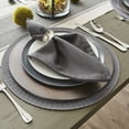 thumbnail image 4 of DII Round Floral Placemat Set 6 Piece, Gray, 15" Dia, 4 of 4