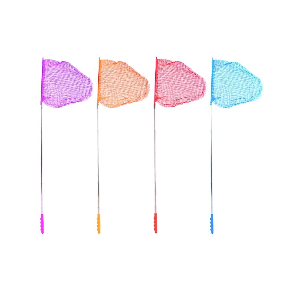 4Pcs Insects Nets Retractable Butterflies Nets Dragonfly Catcher Kids