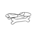 thumbnail image 1 of DOLITY Bouteille à Boire Plat Petit Moyen 28cmx7cmx13cm Os, 1 of 7