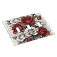 thumbnail image 3 of Placa decorativa para interruptor de luz Yamxbfa, rosa roja rústica, 3 of 8