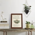 thumbnail image 4 of Printed Embellished Bookplate IV - Framed Print w/glass - Chestnut, 4 of 5