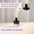 thumbnail image 3 of Folkulture Reed Diffuser or Aroma Diffuser | 150 ml Oil Diffuser for Home or Bathroom Accessories Set | Aromatherapy Diffuser with Sticks | Oil Diifusers with Diffuser Sticks | (Enchanted Lavender), 3 of 8