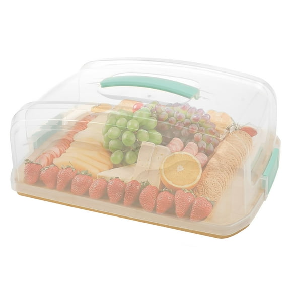 Bamboo Charcuterie Board Box With Cover Double Sided Compartmental Appetizer Serving Platter for Party Picnic Travel