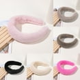 thumbnail image 6 of BKQCNKM Headbands for Women Headband for Washing Face Plush Hair Band Headband Knotted Headband Hair Accessories Wash Headband Headbands, B One Size, 6 of 6