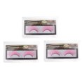 thumbnail image 1 of EeaseCA 3 Paires de Faux Cils Roses Brillants Bouclés Art Extension de Cils pour Halloween Performance Carnaval, 1 of 7