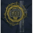 thumbnail image 2 of Standing With God Christian Cross Hoodie Sweatshirt Women Men Brisco Brands S, 2 of 6