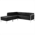thumbnail image 2 of Flash Furniture Hercules Imagination 3-Piece Reception Configuration in Black, 2 of 2