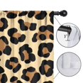 thumbnail image 4 of Blackout Kids Curtains,Classic Leopard Print Childrens Insulated Curtains Set Of 2,Bedroom Essentials,Toddler Room Decor 52x84in(132x213cm), 4 of 4
