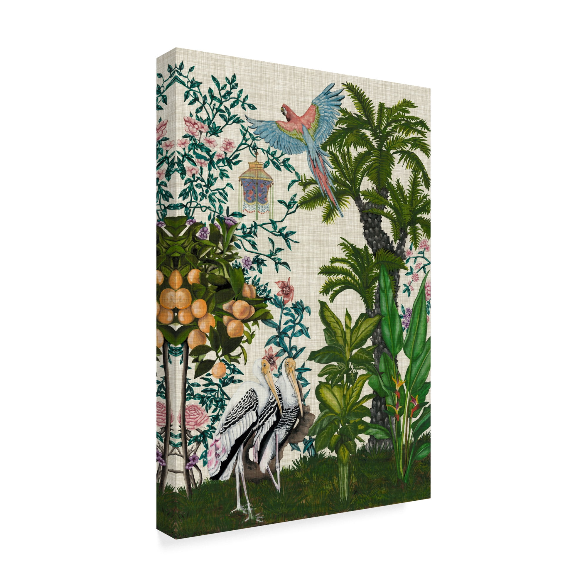 Trademark Fine Art 'Paradis Chinoiserie II' Canvas Art by Naomi McCavitt