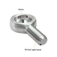 thumbnail image 3 of Uxcell SSA14T/K 14mm Bore Right Hand Male Thread M14x2 Stainless Steel Rod End Bearing, 3 of 5