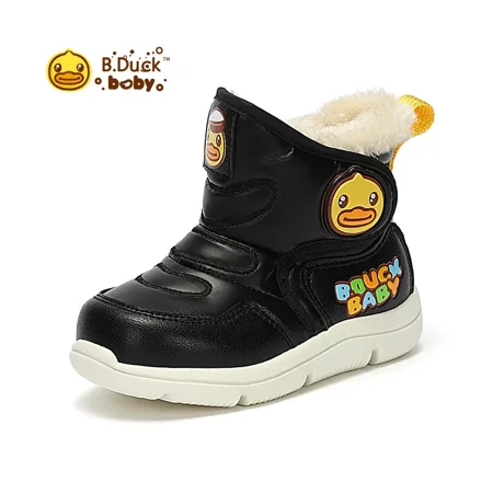 

B.Duck Toddler Kids Fleece Snow Boots With Cute Duck Design For Winter New