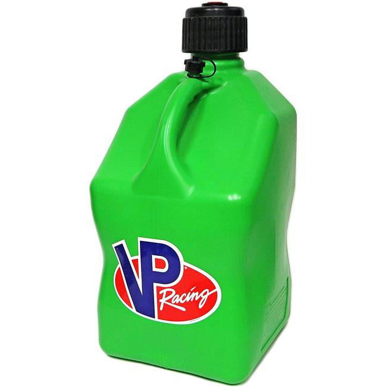 VP Racing Fuels 5.5 Gallon Square Utility Jug - White Fuel Container With Deluxe Filler Hose