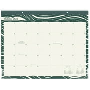 Mead Artisan 2024 15-Month Monthly Desk Pad Calendar Wave Standard 21 34 x 17 -