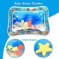 thumbnail image 3 of Colchoneta de agua para bebés, colchoneta de agua para niños pequeños, colchoneta inflable para juegos de agua, colchoneta de juegos para niños pequeños, juguete sensorial WD.WDQZL Hogar, 3 of 7