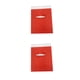 thumbnail image 3 of Vogacara de 100 piezas impermeable a prueba de sudor de un solo de color sólido portátil portátil para niños pulseras para conciertos rojo Rojo 2piezas Vogacara CBP033697, 3 of 5