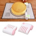 thumbnail image 3 of 2Pcs DIY Cake Bread Cutter Tool with Stainless Steel Spring, Adjustable Thickness for Home Kitchen, Bakeries, Shops, Restaurants, 3 of 8