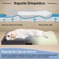 thumbnail image 3 of Cama Ortopedica para Perros, Cama para Mascotas Grande, Funda de Piel de Conejo Extraíble y Esponja Ondulada de Alta Elasticidad, Prueba de Humedad y Antideslizante (Medium), 3 of 7