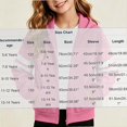 thumbnail image 3 of HAOTAGS Kids Hooded Sweatshirt (5-14) Winter Fleece-lined Zipper Warm Jacket Pink Size 13, 3 of 7