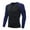c01Blue, variant on Compression Shirts for Men Long Sleeve Quick-Drying High-Elastic Tights Athletic Base Layer Undershirt T Shirt for Workout Dark Blue XL