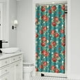 thumbnail image 2 of Waterproof Pioneer Shower Curtain 36x72 Inch Polyester Unique Colorful Floral Shower Curtain for Bathroom Hotel Home Decor with 7 Plastic Hooks, 2 of 5