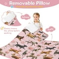 thumbnail image 3 of Dogs with Pioneer Flower Toddler Nap Mats for Kids Preschool,Sleeping Mat Bag or Kids,Toddler Sleeping Bag,Toddler Nap Mat or Daycare, 3 of 6